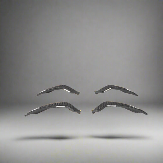 Carbon Fiber Car Front Canards Fins for Audi B9