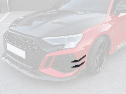 Premium Carbon Fiber Canards for Audi RS3 | OEM Fit (8Y)