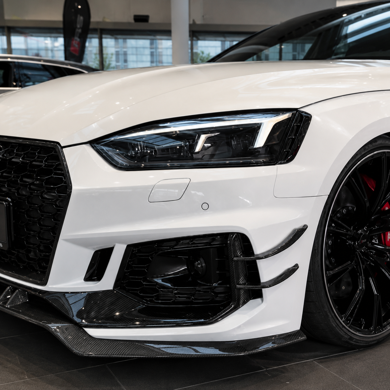 Premium Carbon Fiber Front Lip Splitter for Audi A5, S5, RS5 | OEM Fit ( B9 )