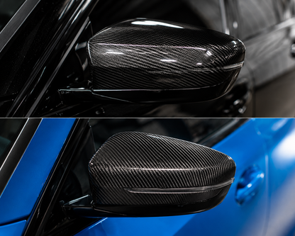 Premium Carbon Fiber Mirror Caps for BMW | OEM Fit (G80, G87, G82, or G83)