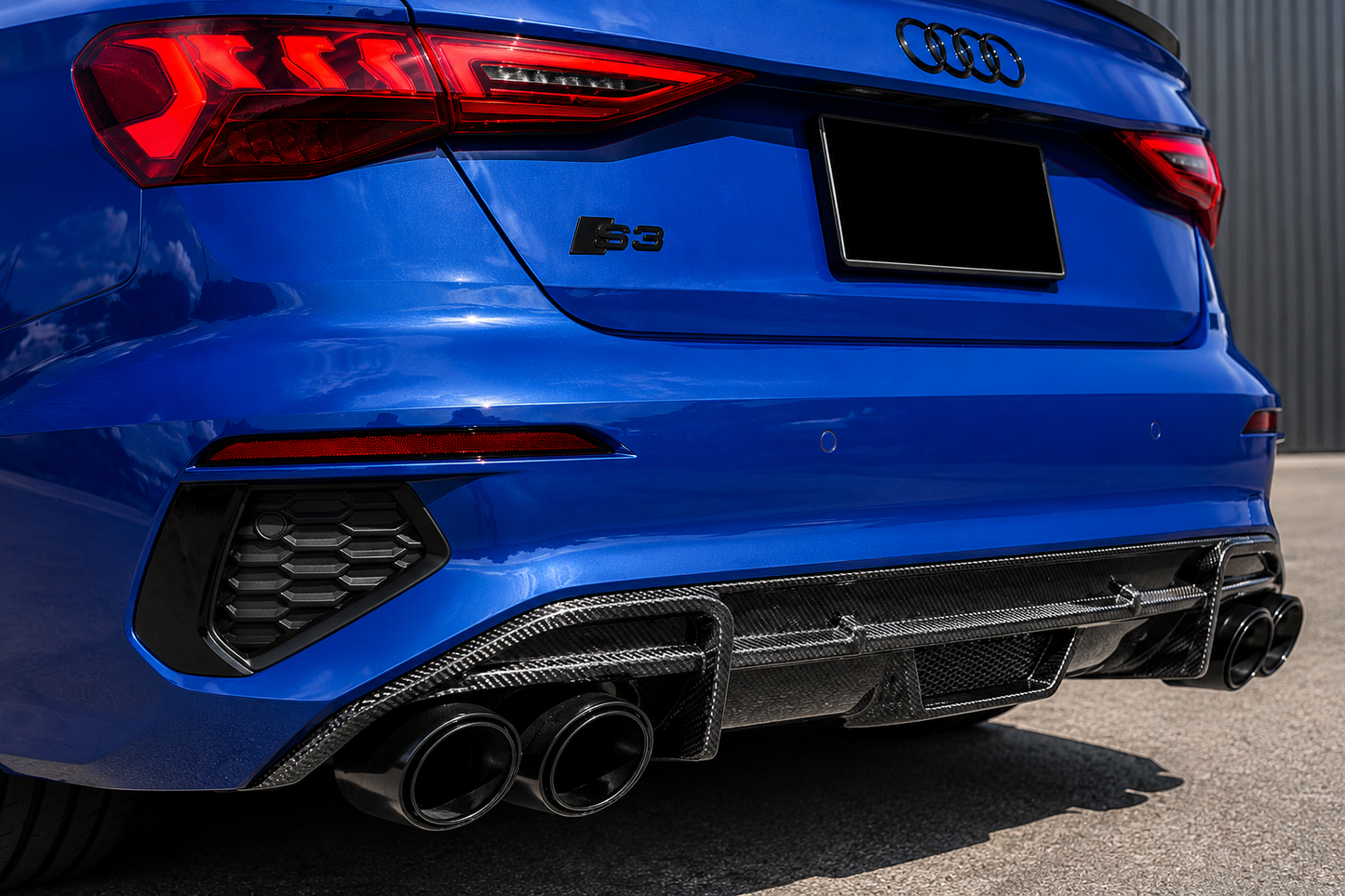 Premium Carbon Rear Diffuser For Audi S3 | OEM Fit (8Y)