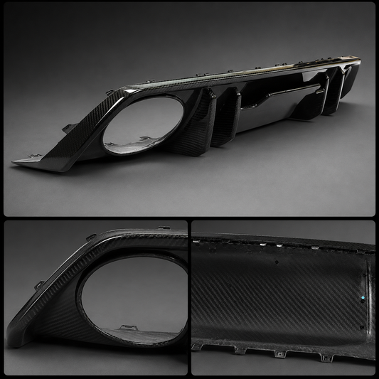 Premium Carbon Rear Diffuser For Audi RS3 | OEM Fit (8Y)