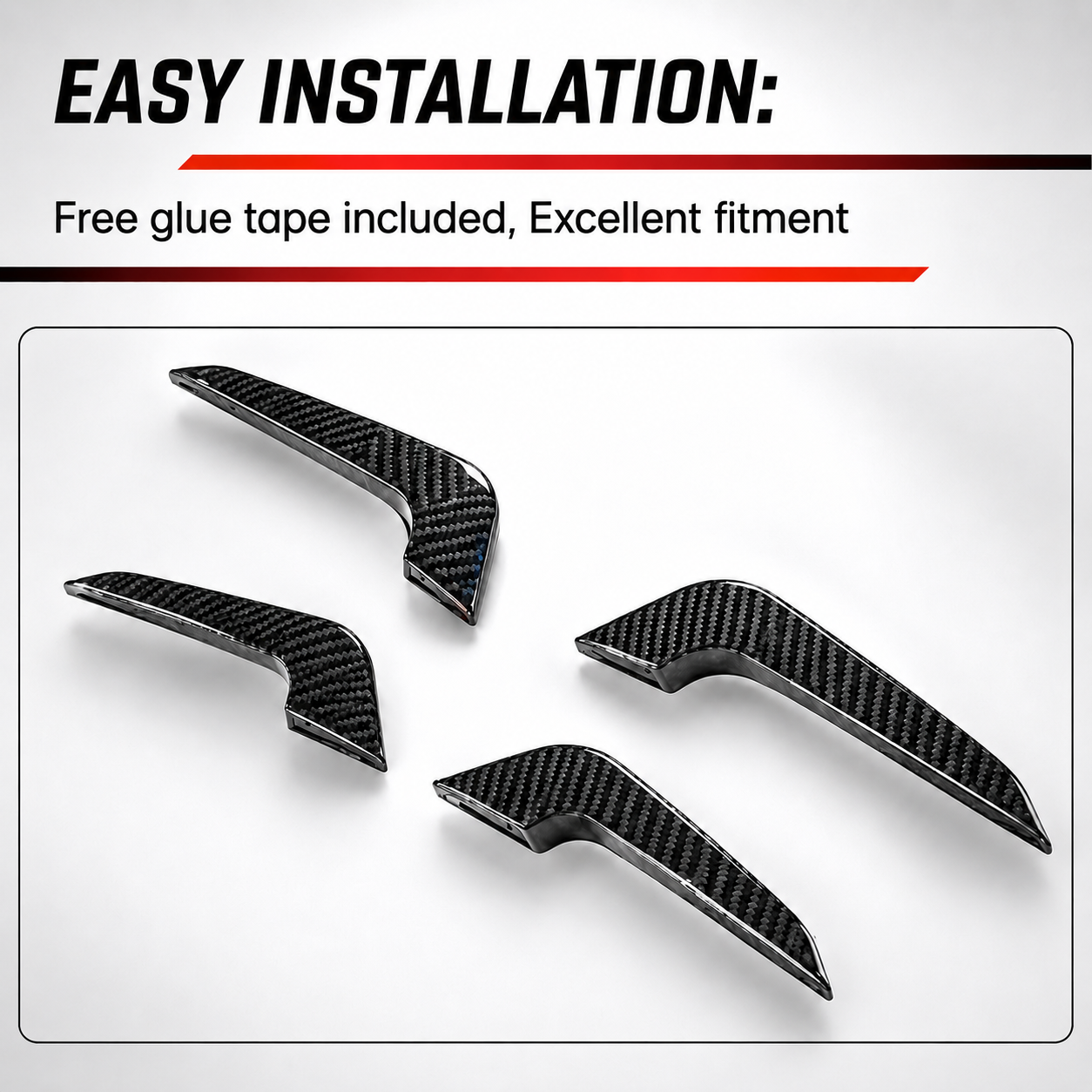 Premium Carbon Fiber Canards for Audi RS3 | OEM Fit (8Y)