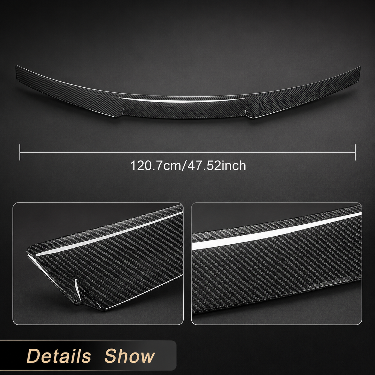 Premium Carbon Fiber Spoiler for Audi A3,S3, & RS3 | OEM Fit (8Y)
