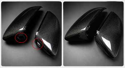 Premium Carbon Fiber Mirror Caps For Audi A3 S3 RS3 | OEM Fit (8Y)